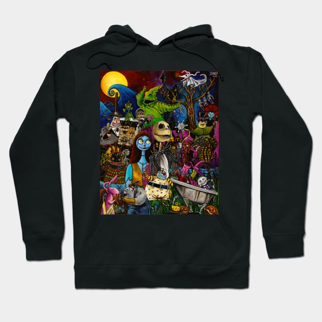 Nightmare before Christmas Hoodie by Horrorart